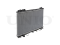 Engine cooling radiator thumb