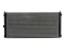 Engine cooling radiator thumb