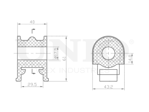 Front stabilizer bushing photo