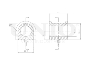 Front stabilizer bushing photo