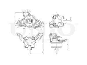 Опора двигателя задняя правая photo