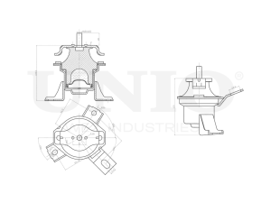 Опора двигателя правая photo