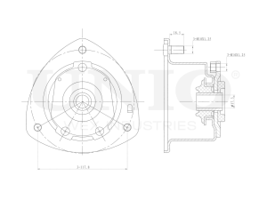 Front shock absorber mount photo