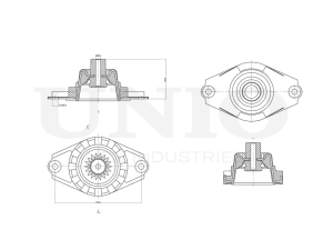 Rear shock absorber mount photo