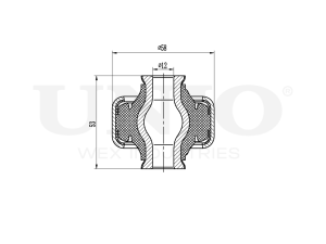 Rear front lower control arm bushing photo