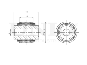 Outer rear upper control arm bushing photo