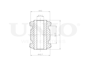 Front lower control arm silent block photo