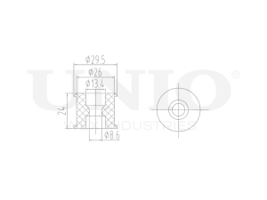 Front stabilizer bushing photo