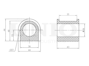Front stabilizer bushing photo
