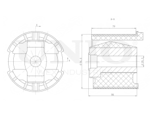 Rear beam silent block photo