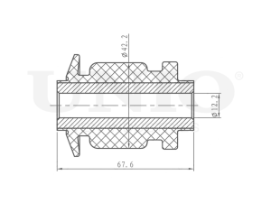 Front lower control arm silent block photo