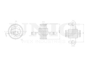 Left rear longitudinal control arm silent block photo