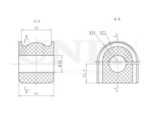 Втулка переднего стабилизатора photo