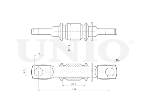 Front front lower control arm bushing photo