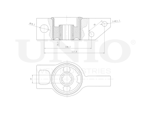 Right front lower control arm silent block photo