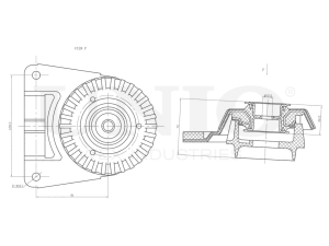 Rear shock absorber mount photo