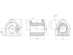 Rear stabilizer bushing photo