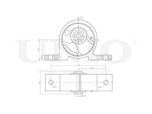 Front engine mount photo