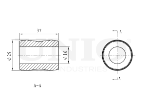 Rear shock absorber bushing photo