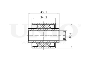 Front rear spindle bushing photo