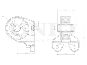 Front engine mount photo