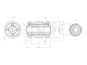 Front lower control arm silent block photo