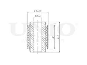 Rear lower control arm silent block photo