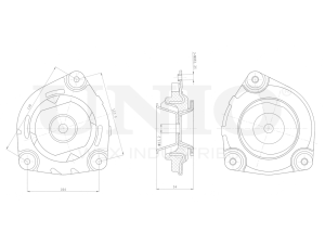 Left front shock absorber mount photo