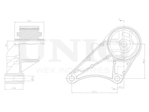 Front engine mount photo