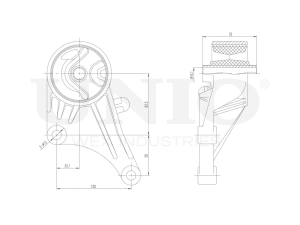 Front engine mount photo