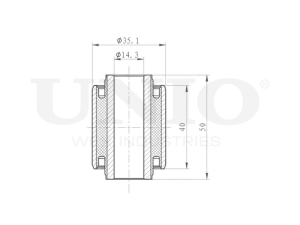 Front shock absorber silent block photo