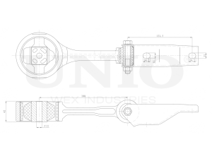 Engine support rear photo