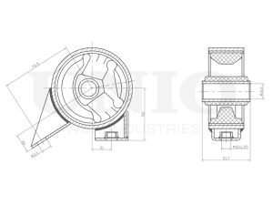 Front engine mount photo