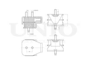 Front engine mount photo