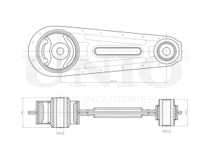 Engine mount front left photo