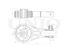 Engine support rear photo