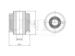 Front lower control arm silent block photo