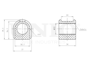 Front stabilizer bushing photo