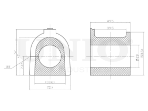 Front stabilizer bushing photo
