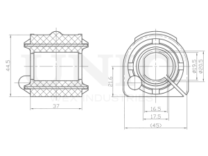 Front stabilizer bushing photo
