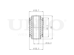 Inner rear lower control arm bushing photo
