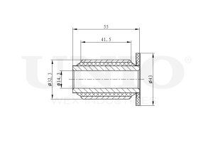 Front front lower control arm bushing photo