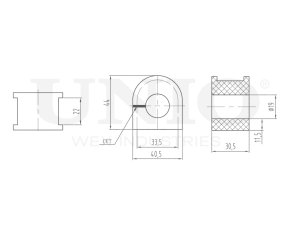 Front stabilizer bushing photo