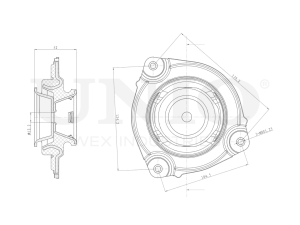 Right front shock absorber mount photo