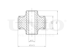 Front lower control arm silent block photo