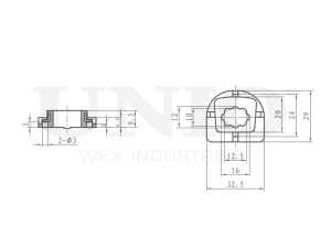 Radiator support bushing photo