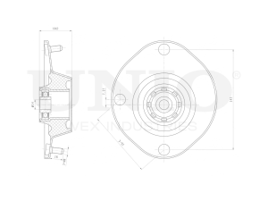 Right front shock absorber mount photo