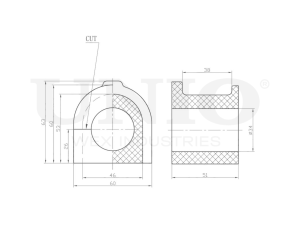 Front stabilizer bushing photo