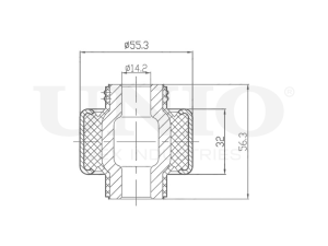 Front lower control arm silent block photo
