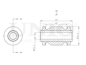 Front lower control arm silent block photo